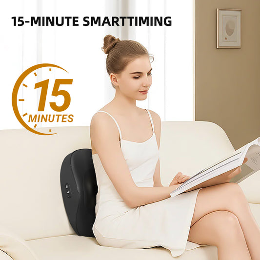 Smart Massage Cushion 3 Speed Multifunction Neck Back Shoulder Massager With Heat Relief
