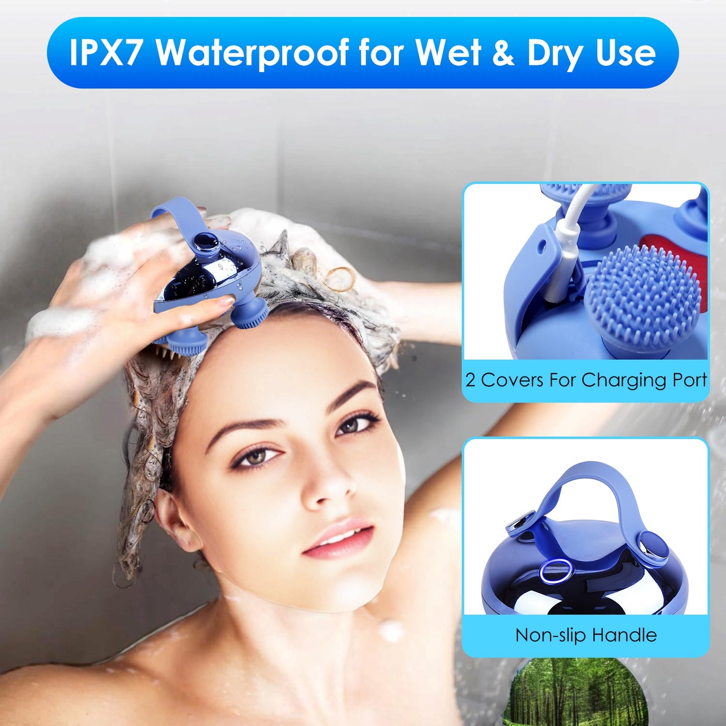 Electric Scalp Massager Rechargeable Scalp Massager