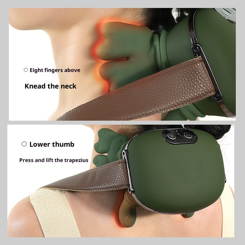 Electric Neck And Shoulder Muscle Massager Wireless Shoulder And Back Kneading Massage