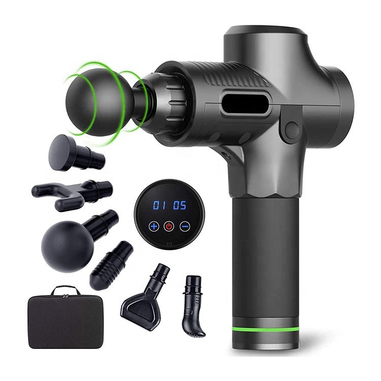 Fitness Massage Gun Muscle-relaxing Tool 8 Head Household Electric Massager