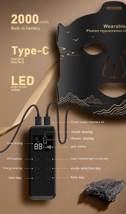 New Infrared Phototherapy Beauty Apparatus Face Led Color Light Skin Rejuvenation Beauty Mask