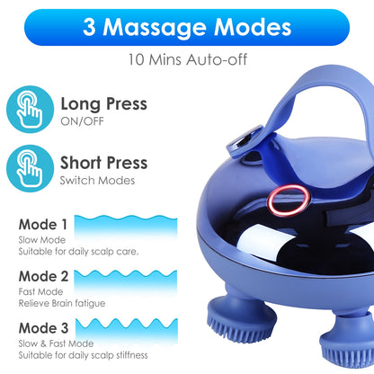 Electric Scalp Massager Rechargeable Scalp Massager