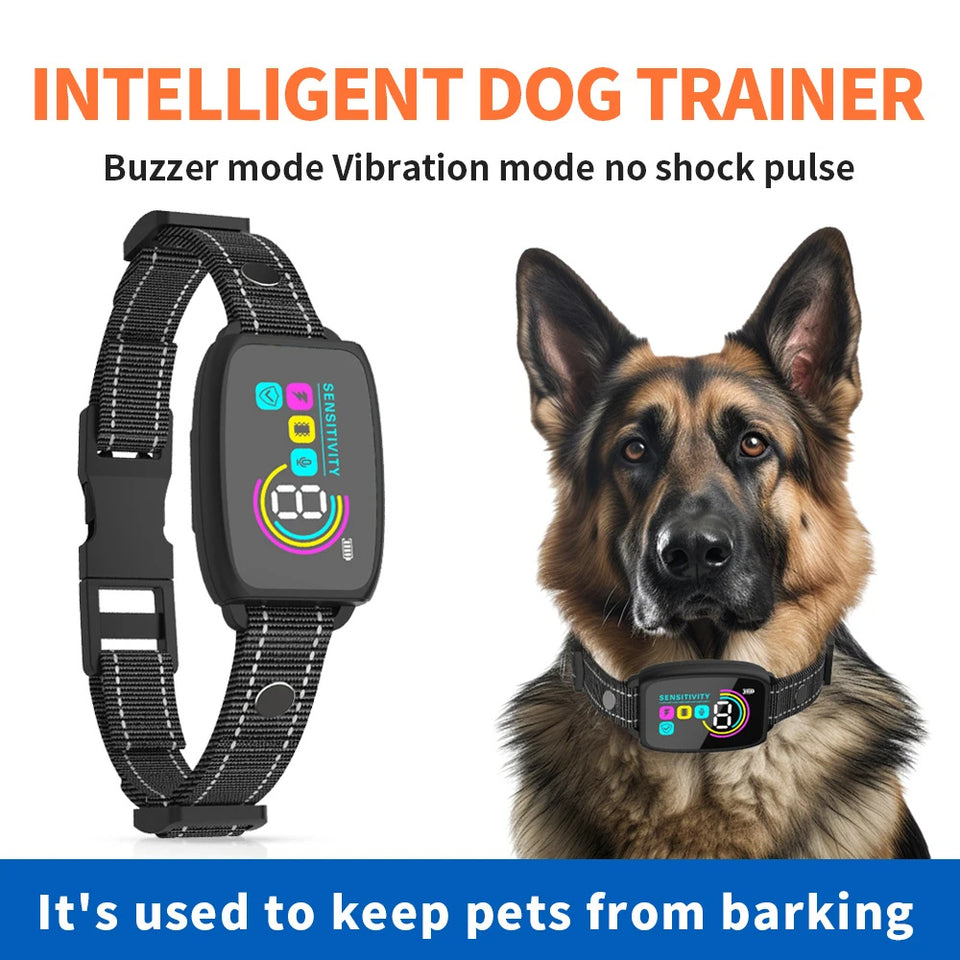 Smart Anti-Bark Dog Collar – Rechargeable Bark Stopper