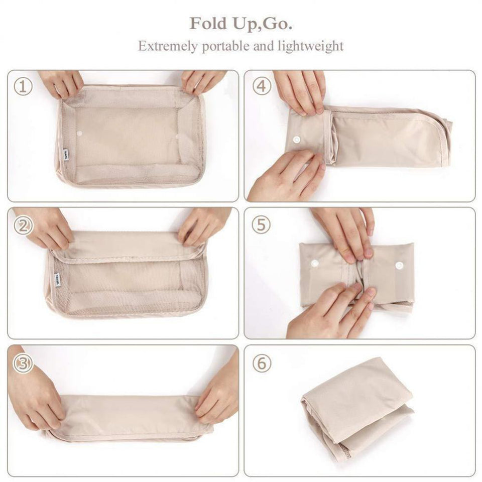 8-Piece Travel Packing Cube Set – Luggage Organizer for Clothes & Shoes