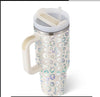 40oz Insulated Tumbler with Handle & Straw – Travel, Gym, Office Gift