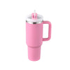 40oz Insulated Tumbler with Handle & Straw – Travel, Gym, Office Gift
