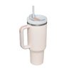 40oz Insulated Tumbler with Handle & Straw – Travel, Gym, Office Gift
