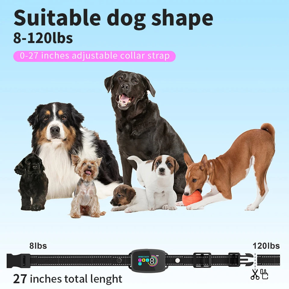 Smart Anti-Bark Dog Collar – Rechargeable Bark Stopper