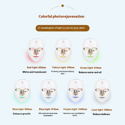 Rechargeable Manual Touch LED Beauty Mask