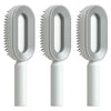 Self Cleaning Hair Brush For Women One-key Cleaning