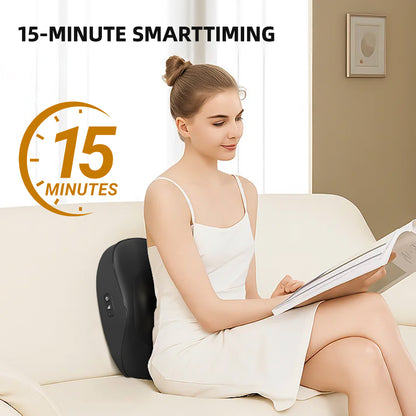 Smart Massage Cushion 3 Speed Multifunction Neck Back Shoulder Massager With Heat Relief