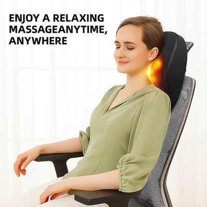 Smart Massage Cushion 3 Speed Multifunction Neck Back Shoulder Massager With Heat Relief