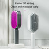 Self Cleaning Hair Brush For Women One-key Cleaning