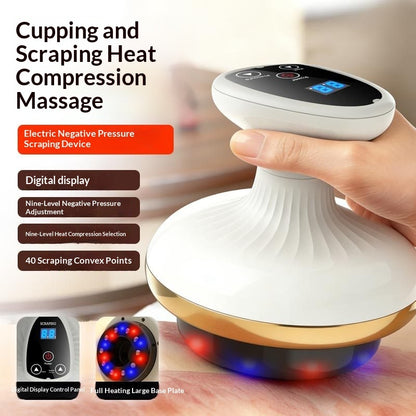 Electric Gua Sha Board Beauty Massager Cupping Device