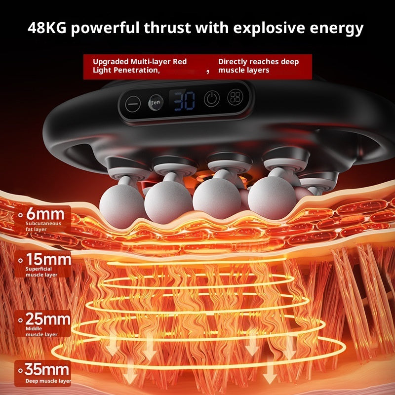 Muscle Relaxation Massager Multi-head Massage Gun