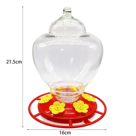 Hanging Hummingbird Water Feeder for Garden Decor