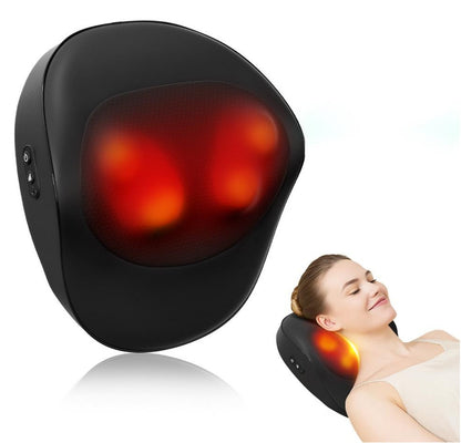 Smart Massage Cushion 3 Speed Multifunction Neck Back Shoulder Massager With Heat Relief