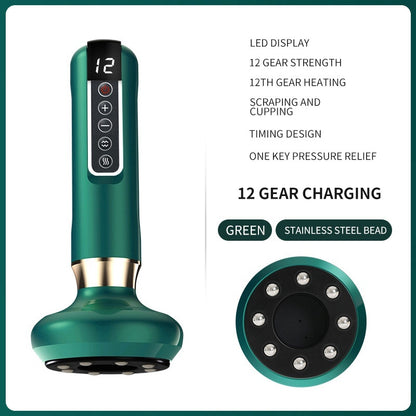 Electric Vacuum Cupping Anti-Cellulite Suction Cup Gua Sha Massage Body Cups