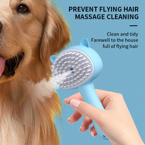 Multifunctional Cat Grooming Brush – Rechargeable with Mist