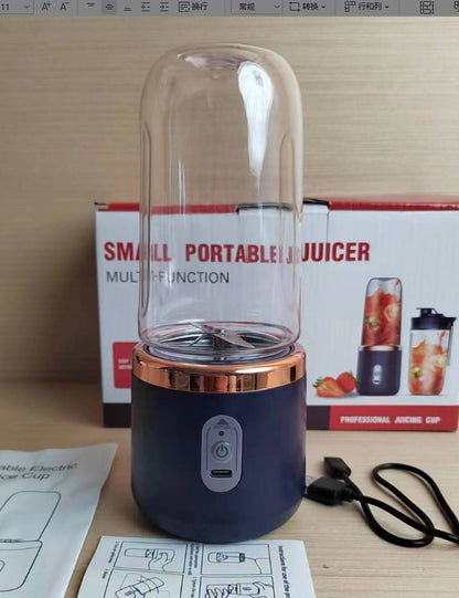 6-blade Portable Blender Mini Juicer Cup Extractor Smoothie USB Charging Fruit Squeezer Blender