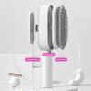 Self Cleaning Hair Brush For Women One-key Cleaning