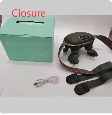 Electric Neck And Shoulder Muscle Massager Wireless Shoulder And Back Kneading Massage