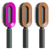 Self Cleaning Hair Brush For Women One-key Cleaning