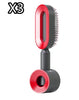 Self Cleaning Hair Brush For Women One-key Cleaning