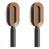 Self Cleaning Hair Brush For Women One-key Cleaning