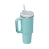 40oz Insulated Tumbler with Handle & Straw – Travel, Gym, Office Gift