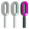 Self Cleaning Hair Brush For Women One-key Cleaning