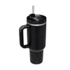 40oz Insulated Tumbler with Handle & Straw – Travel, Gym, Office Gift