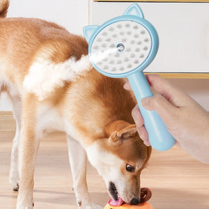 Multifunctional Cat Grooming Brush – Rechargeable with Mist