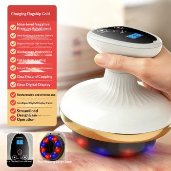 Electric Gua Sha Board Beauty Massager Cupping Device