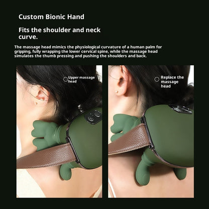 Electric Neck And Shoulder Muscle Massager Wireless Shoulder And Back Kneading Massage