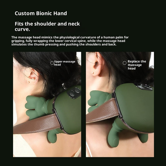 Electric Neck And Shoulder Muscle Massager Wireless Shoulder And Back Kneading Massage