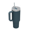 40oz Insulated Tumbler with Handle & Straw – Travel, Gym, Office Gift