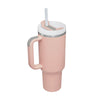 40oz Insulated Tumbler with Handle & Straw – Travel, Gym, Office Gift